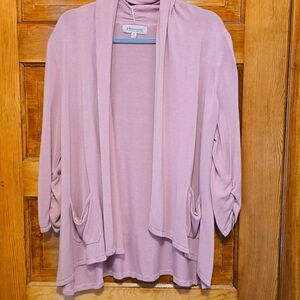 Philosophy Pink Cardigan  3X
